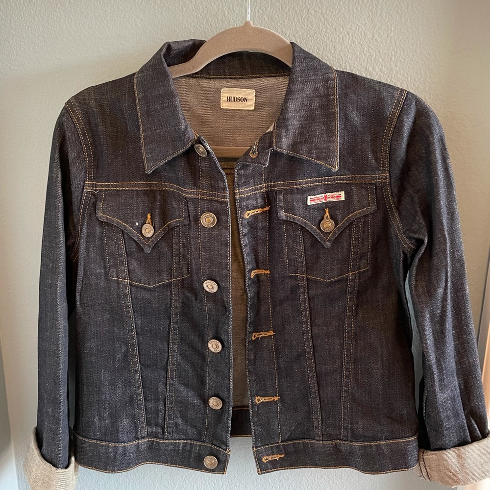 Hudson jean jacket size small
